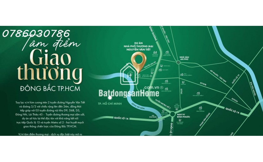 BÁN LÔ F1-06 KDC NGUYỄN VĂN TIẾT LÁI THIÊU  87,3M - giá bán 4.53 tỷ